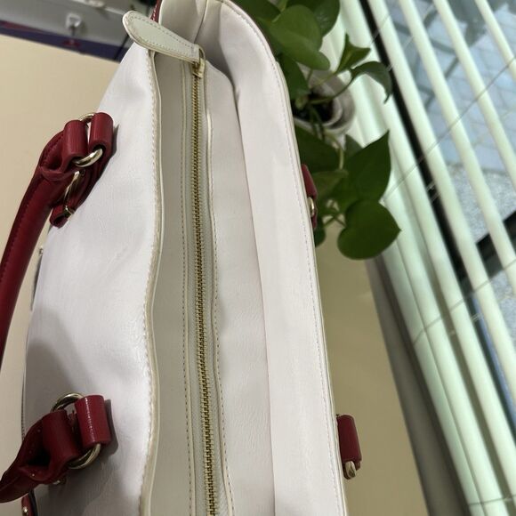 Vintage Charming Charlie Patriotic, Nautical ,Red White & Blue Shoulder tote bag - Picture 3 of 12